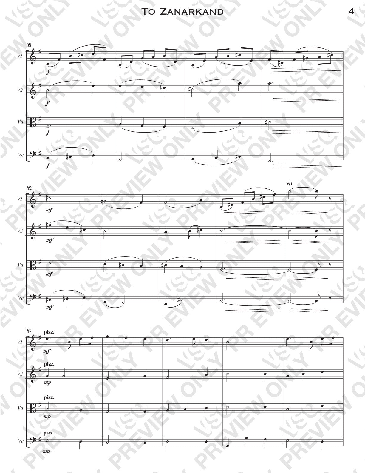 To Zanarkand (from Final Fantasy X) as Arranged for VSQ (Sheet Music)