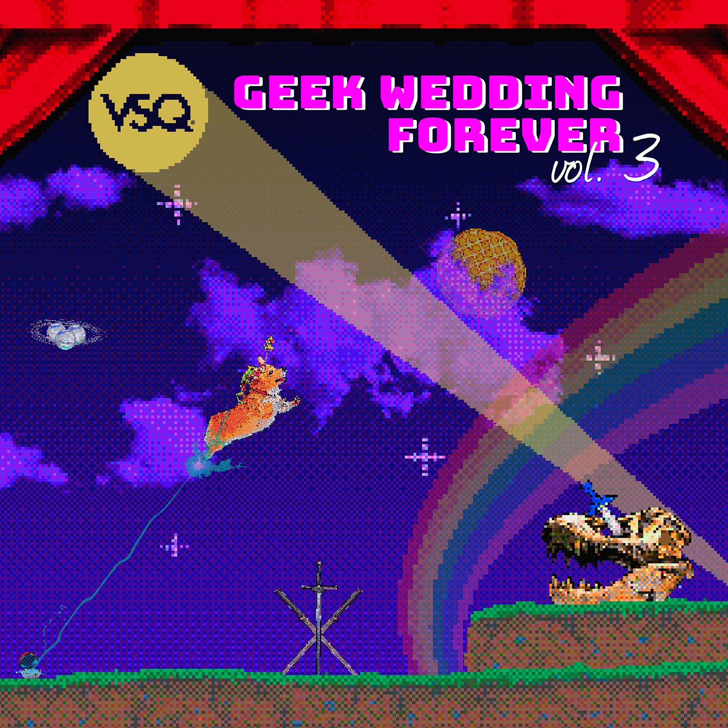 album art for VSQ geek wedding music - geek wedding forever vol 3