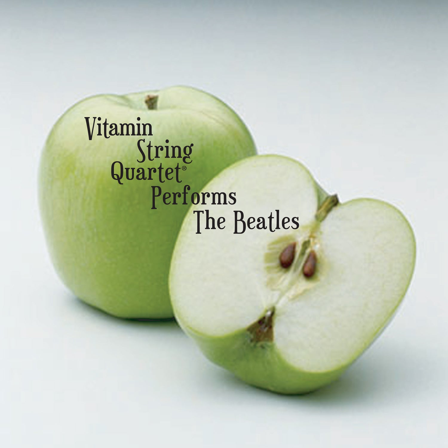 apple album art for vitamin string quartet beatles tribute