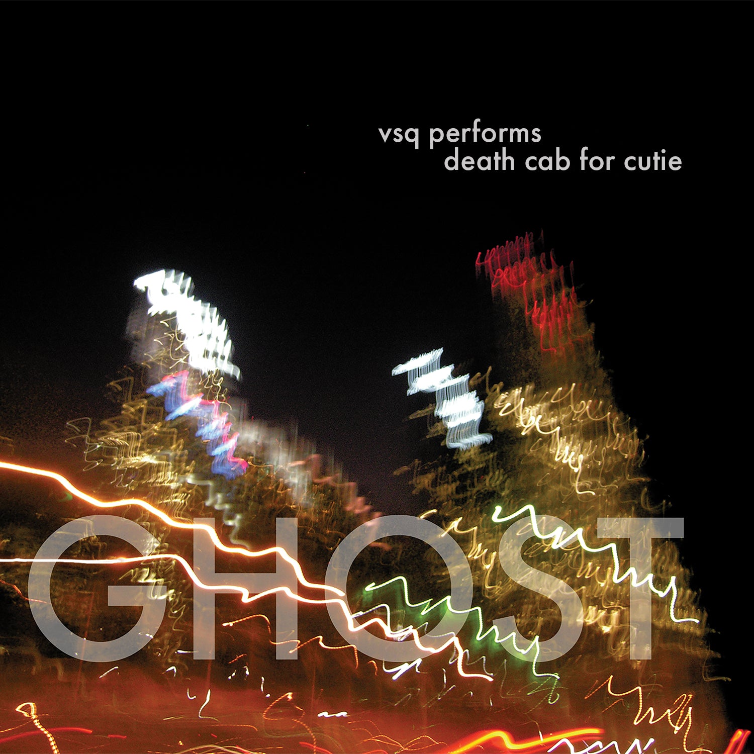 album cover for ghost vsq death cab for cutie tribute