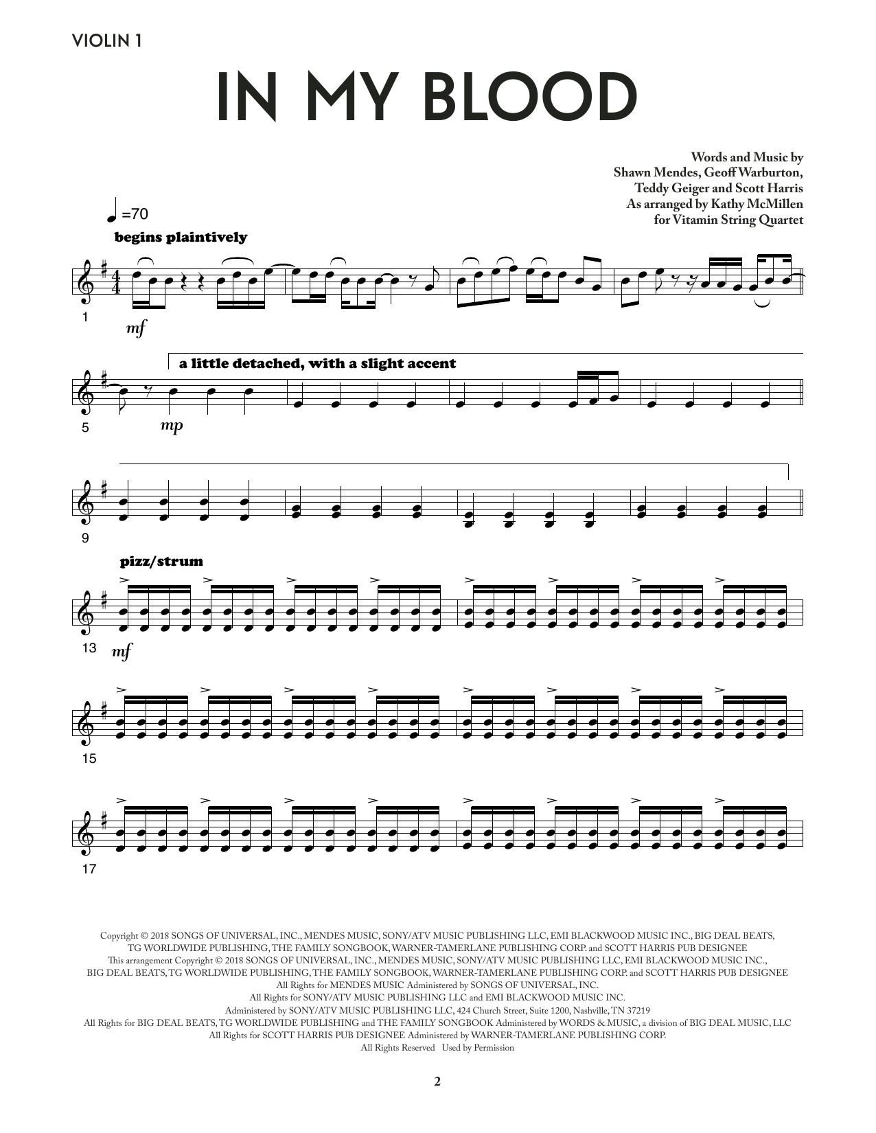 Bridgerton Sheet Music for In My Blood