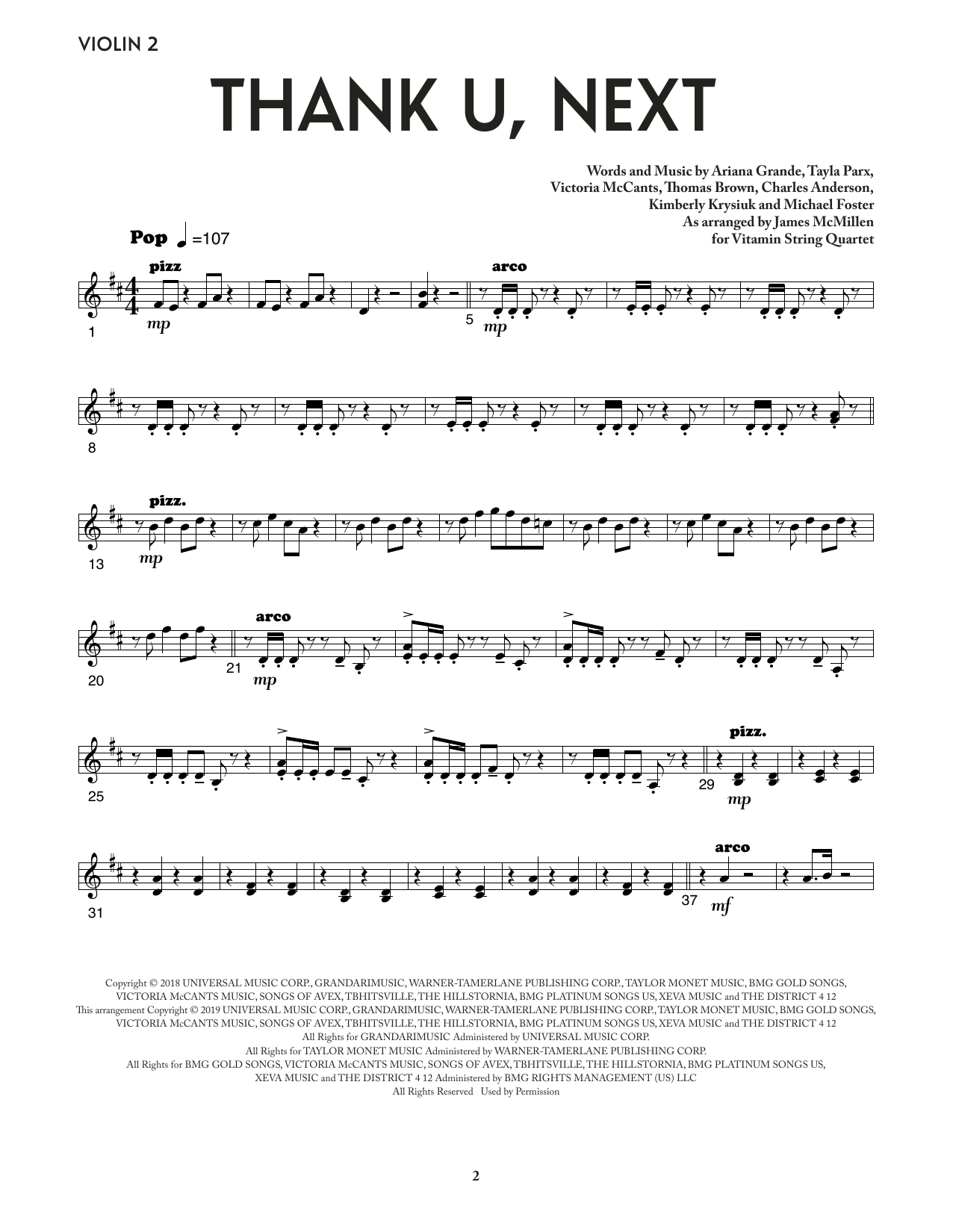 Bridgerton Sheet Music for thank u, next