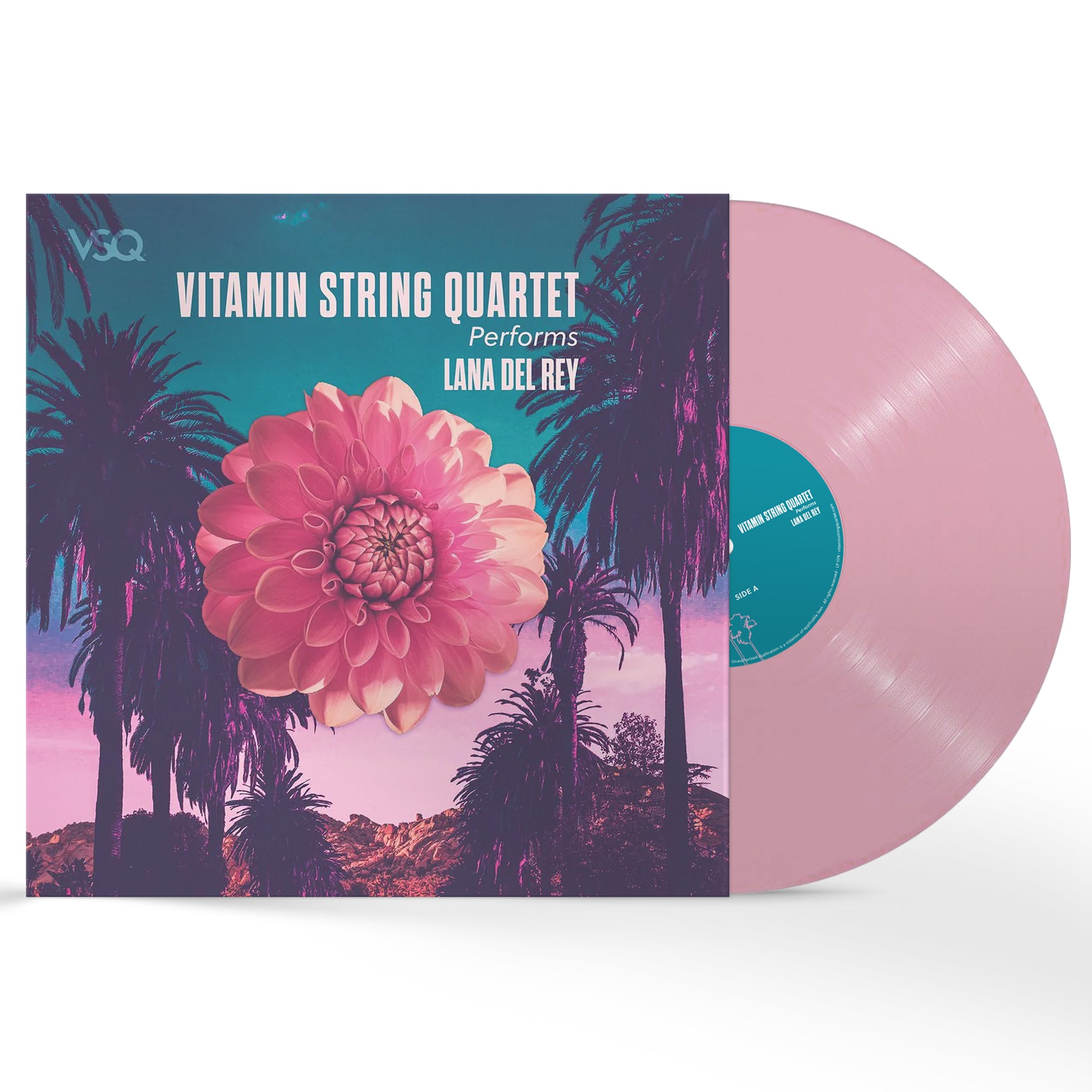 Floral Album Art for Vitamin String Quartet's Lana Del Rey Covers