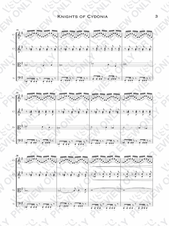 vitamin string quartet muse sheet music