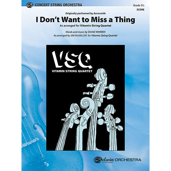 vitamin string quartet vsq aerosmith dont want to miss a thing sheet music