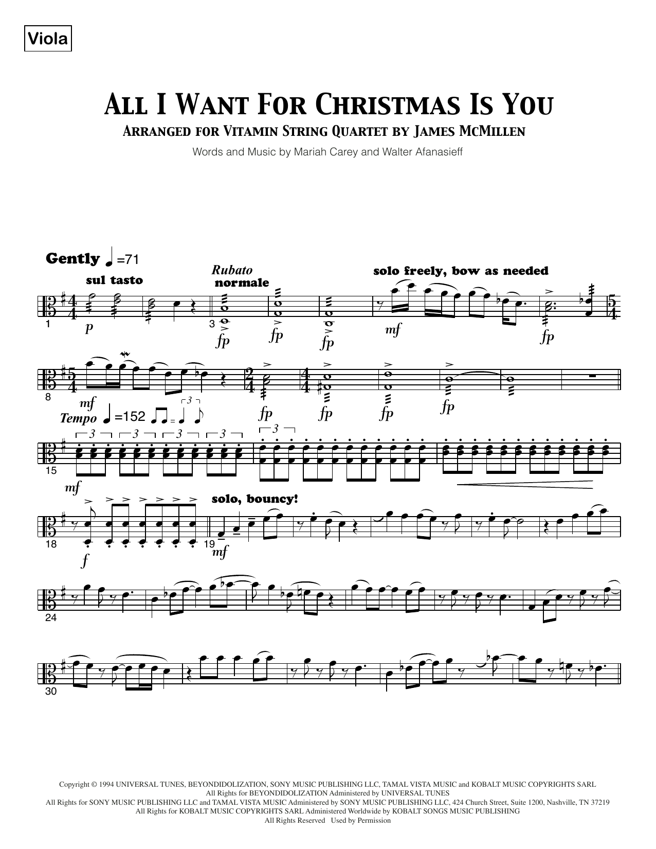 Shop All I Want For Christmas Is You Digital Sheet Music Online